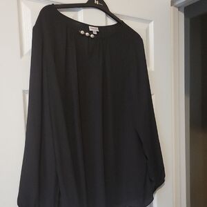 Elegant Black Women's Top